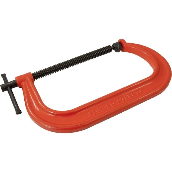 Tools 10" Drop Forged C-Clamp, 0 - 10" Capacity